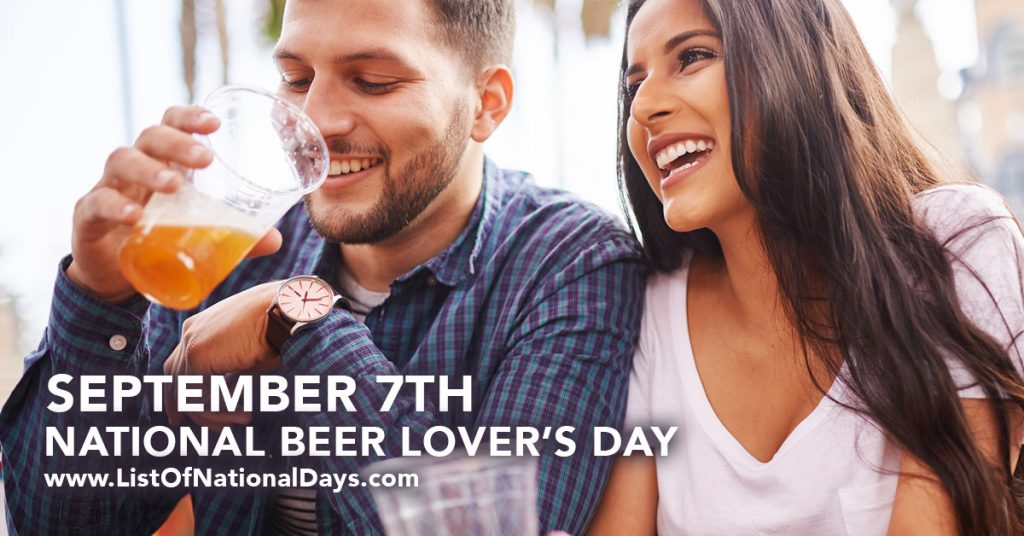 NATIONAL BEER LOVER’S DAY