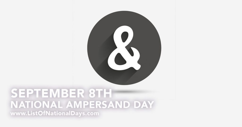 NATIONAL AMPERSAND DAY