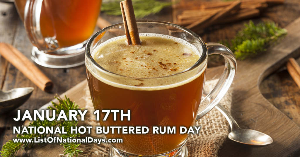 NATIONAL HOT BUTTERED RUM DAY