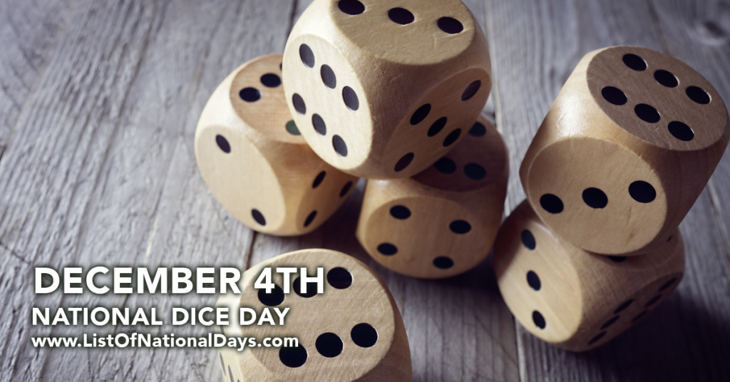 NATIONAL DICE DAY