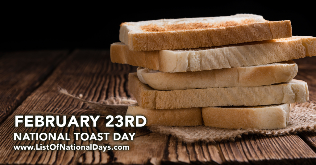 NATIONAL TOAST DAY