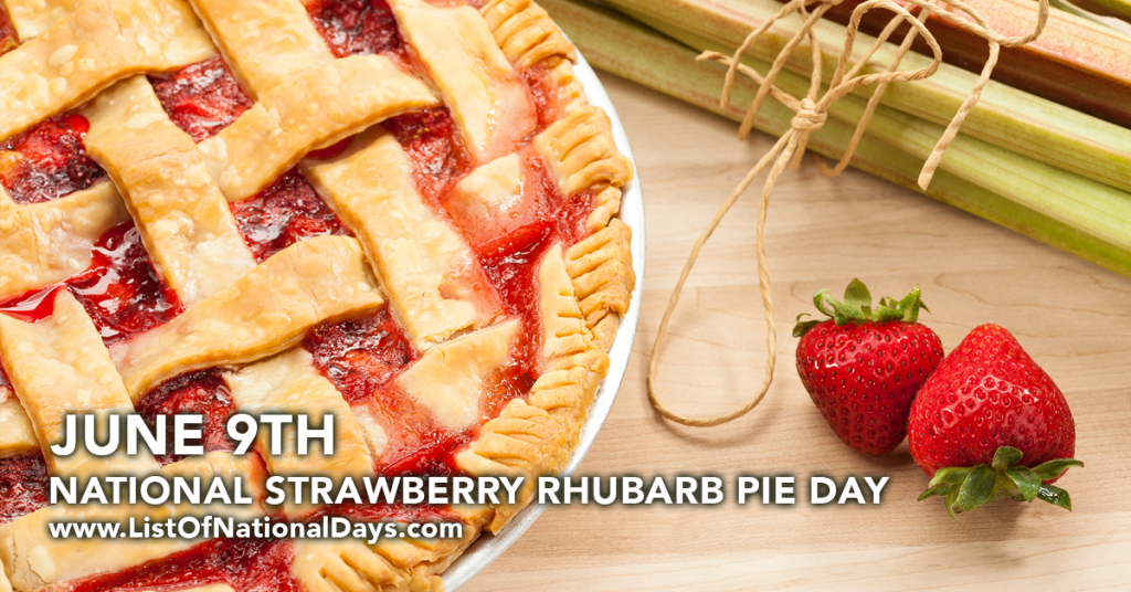 Title image for National Strawberry Rhubarb Pie Day