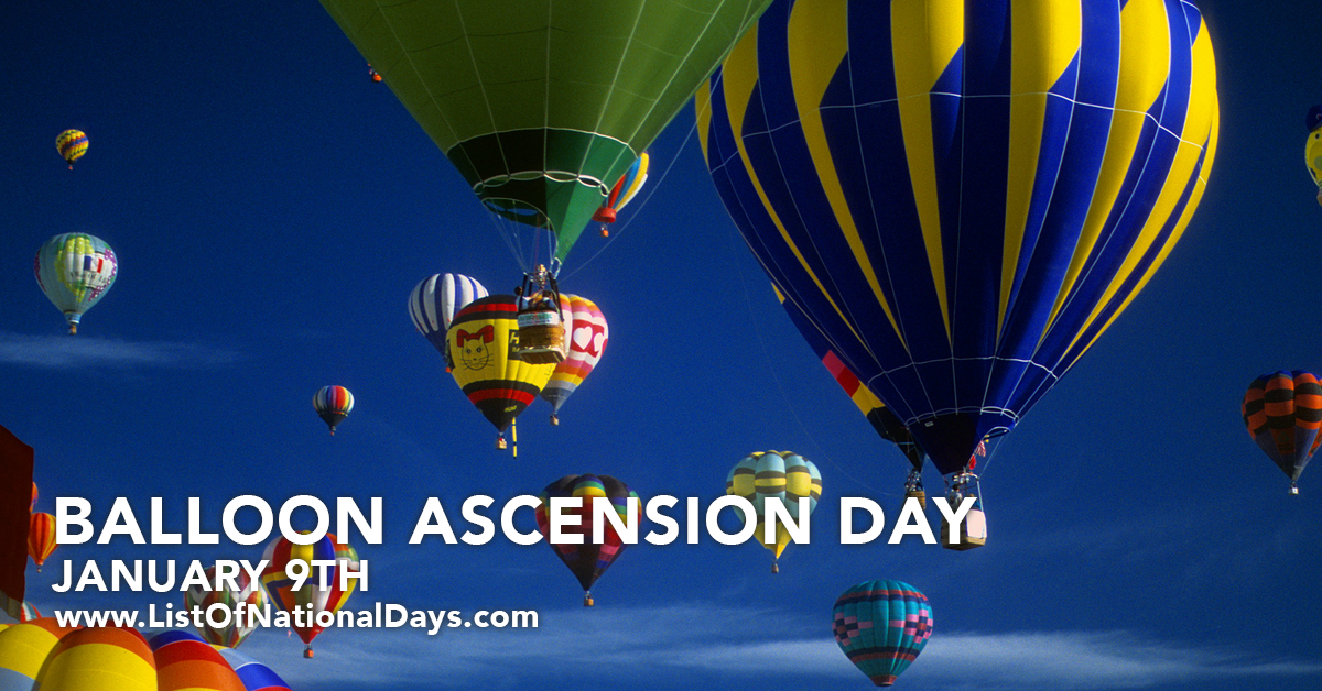 BALLOON ASCENSION DAY List Of National Days