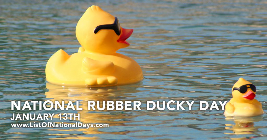 NATIONAL RUBBER DUCKY DAY