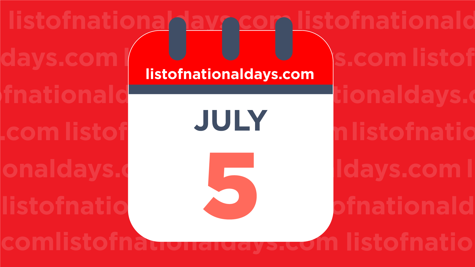 July 5th National Holidays Observances And Famous Birthdays
