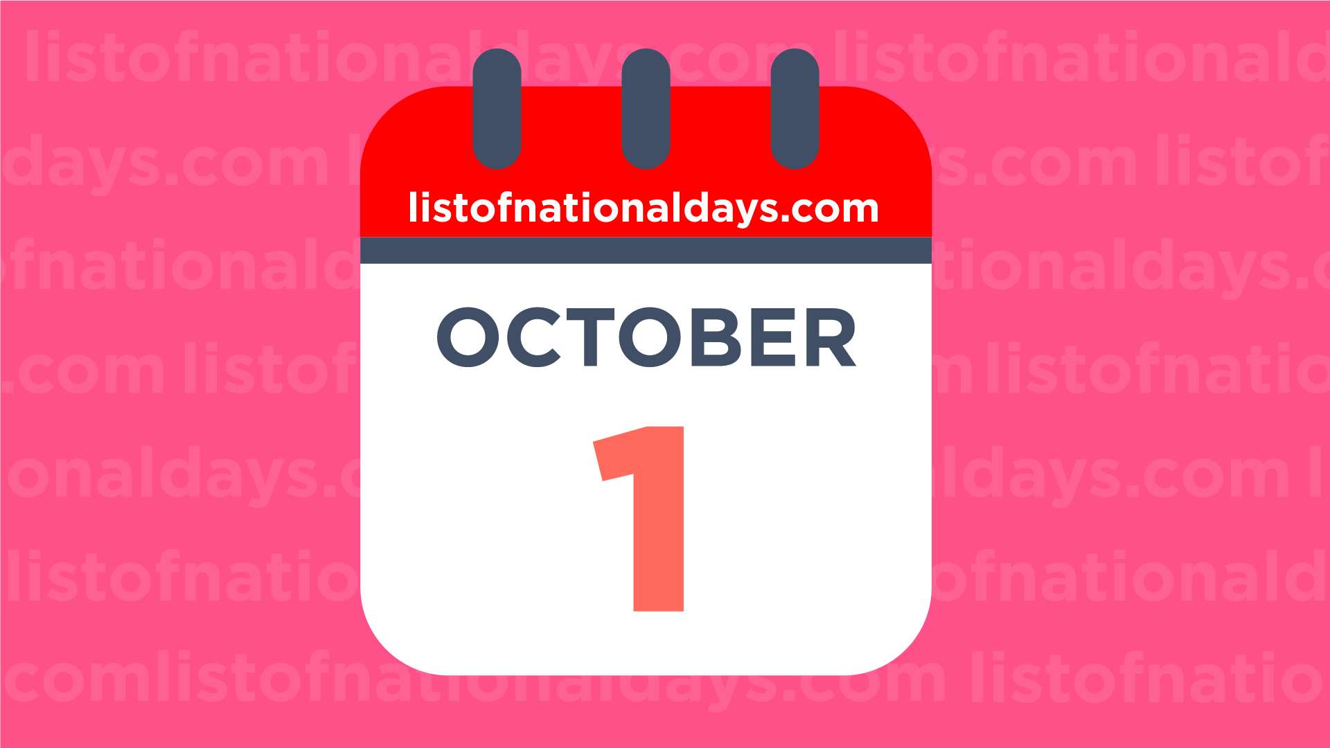 What National Day is October 1st?