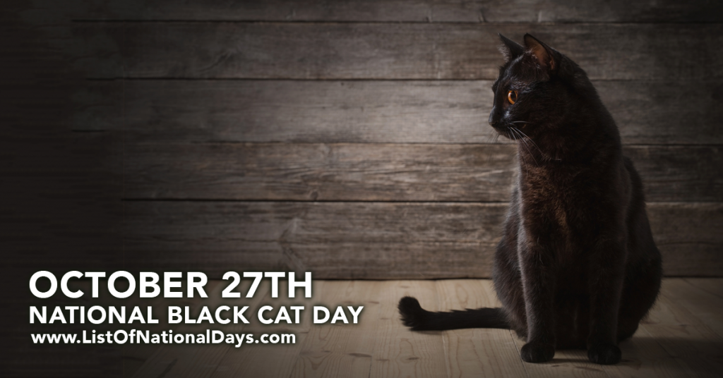 NATIONAL BLACK CAT DAY
