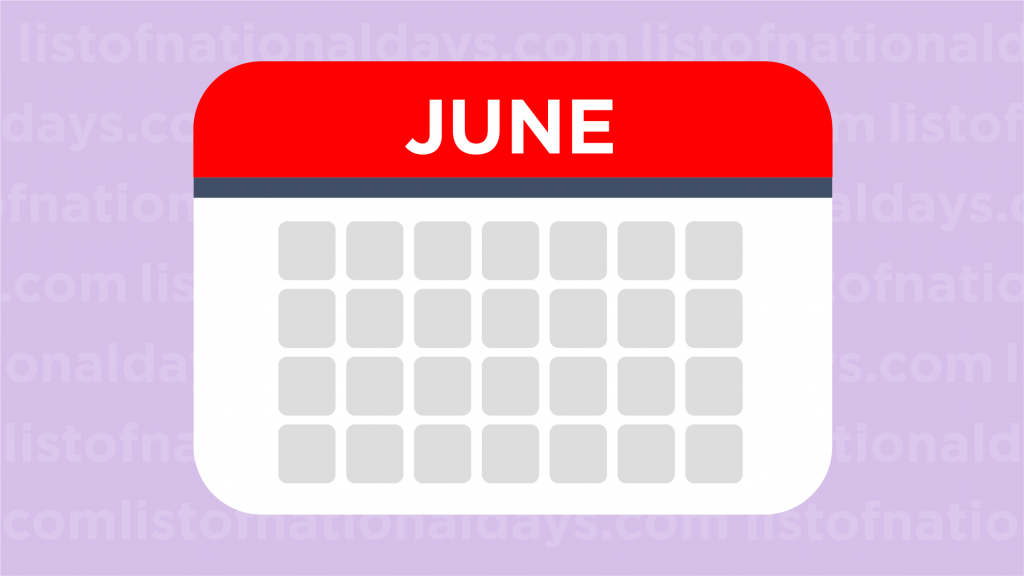 Link To June List Of National Days