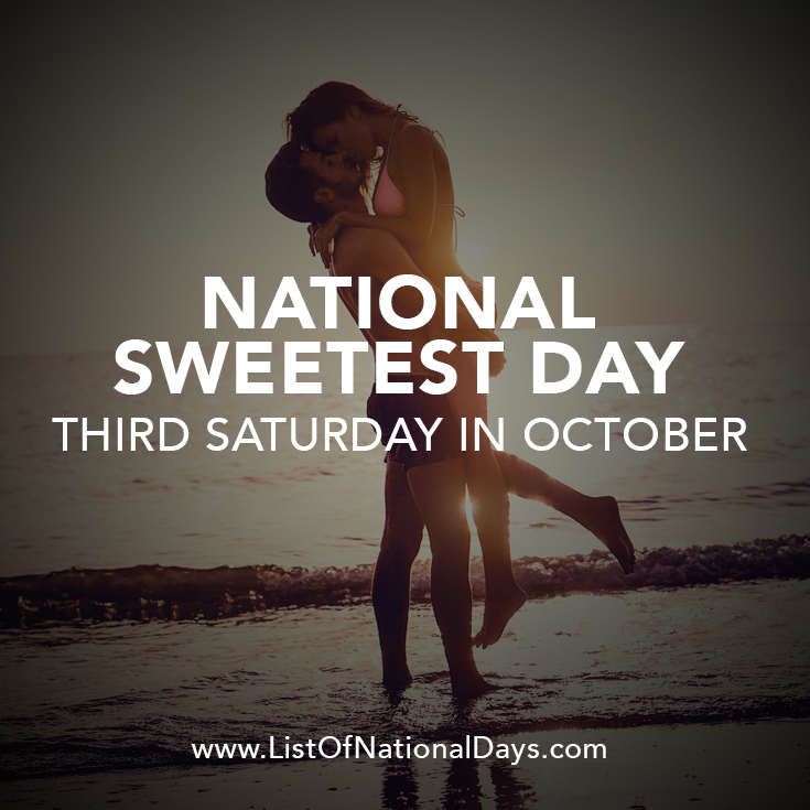 TheSweetestday List Of National Days