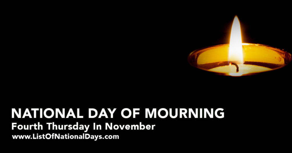 NATIONAL DAY OF MOURNING