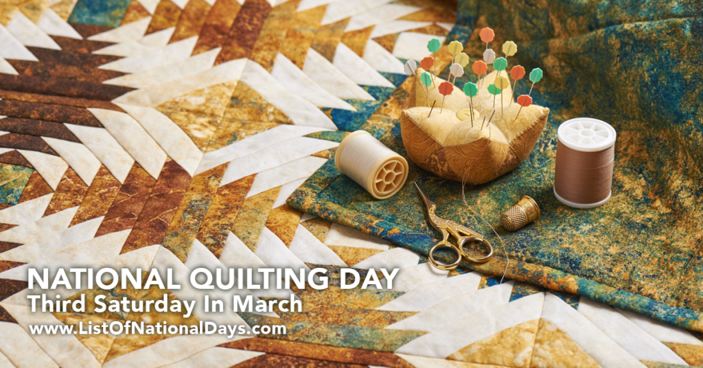NATIONAL QUILTING DAY