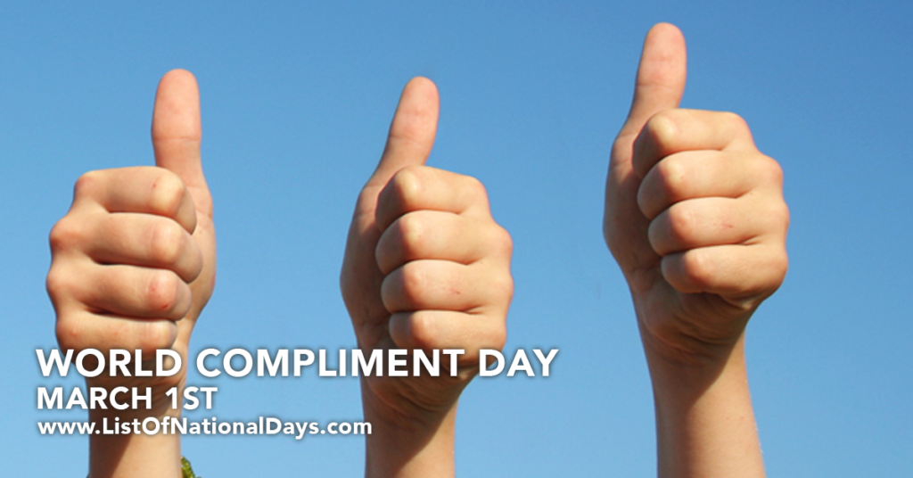WORLD COMPLIMENT DAY
