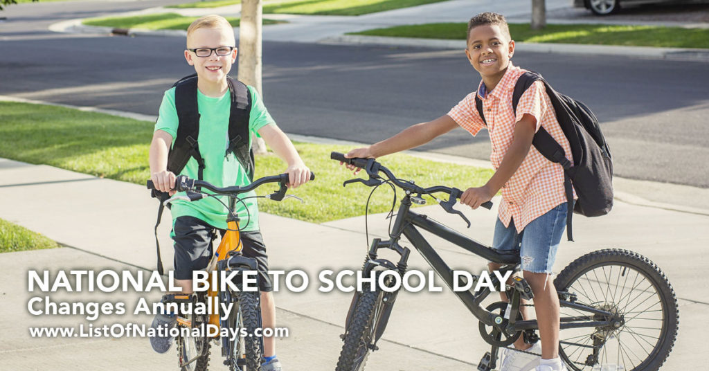 two boys biking to school
