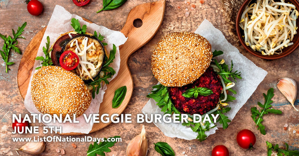 Title image for National Veggie Burger Day