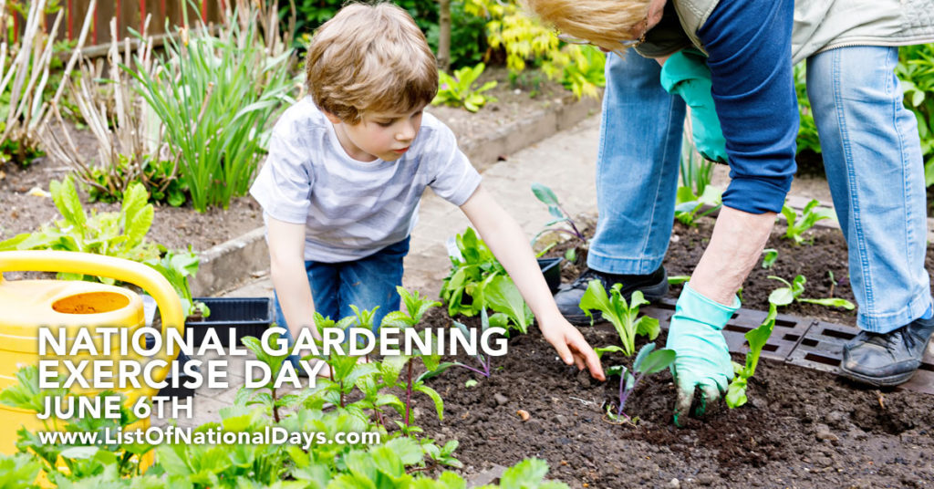 Title image for National Gardening Exercise Day