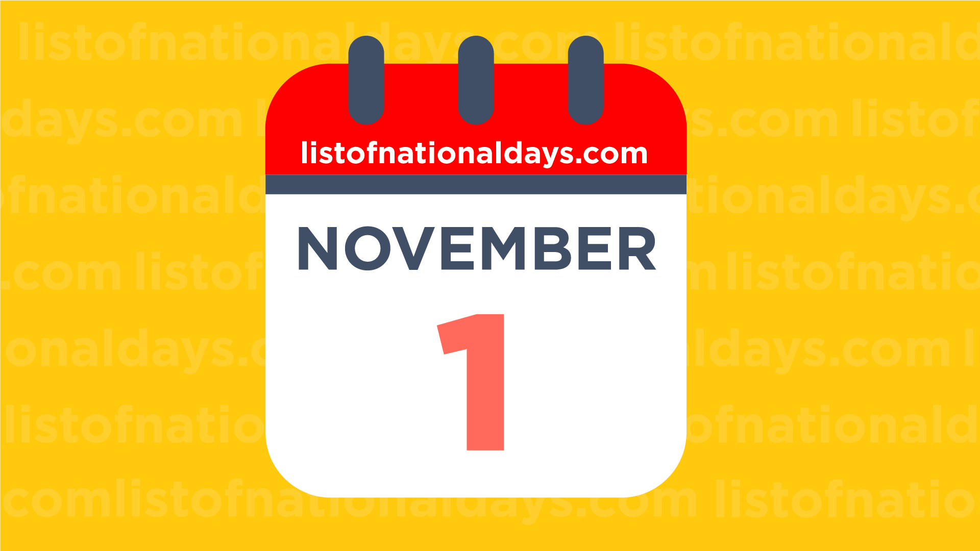 NOVEMBER1 List Of National Days