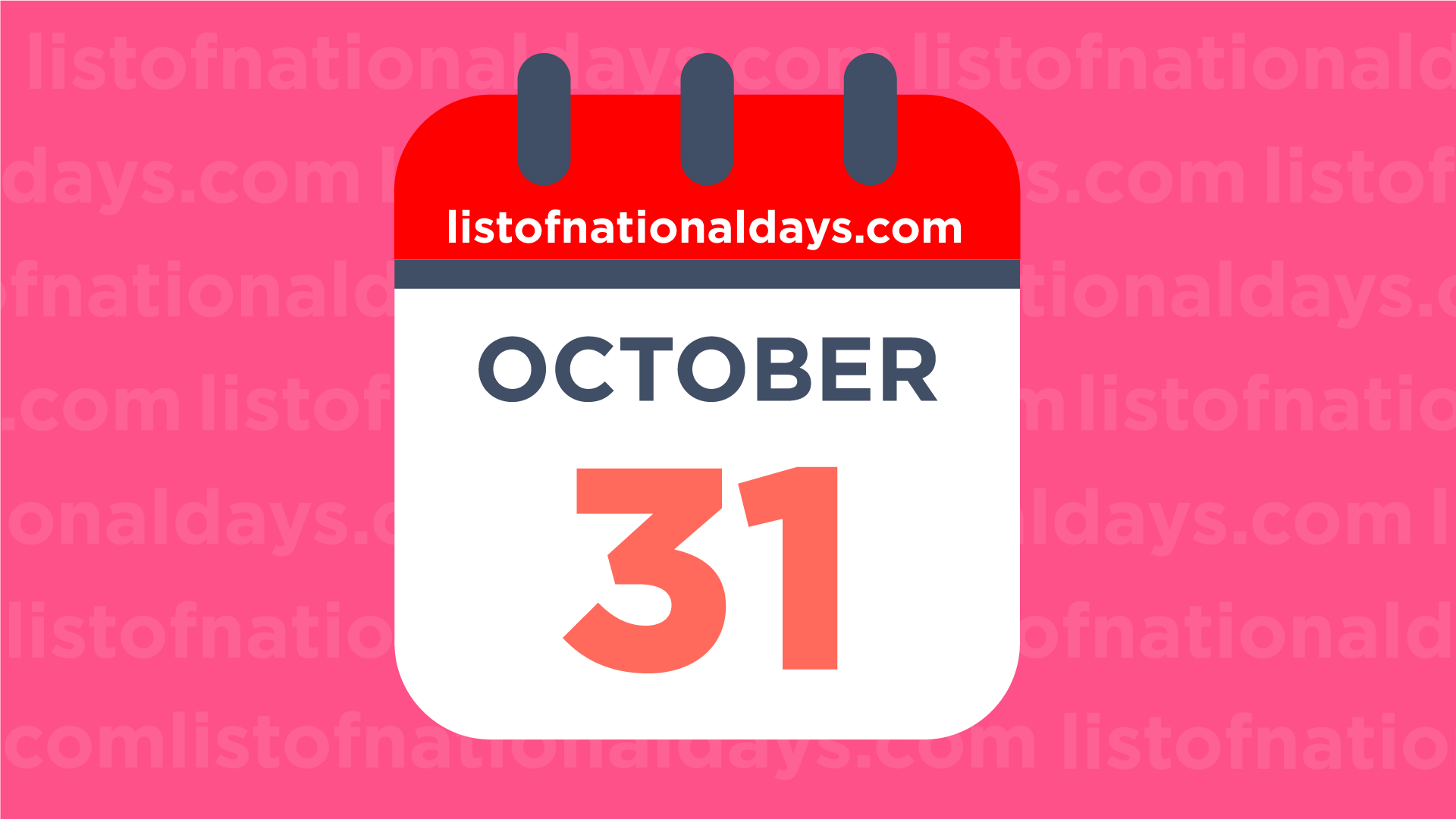 OCTOBER 31st List Of National Days