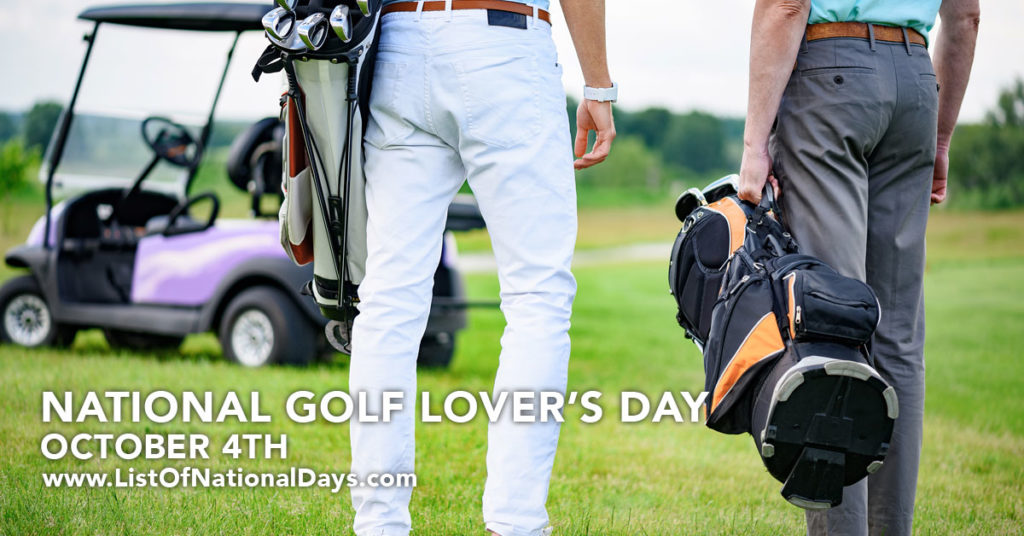 NATIONAL GOLF DAY List Of National Days