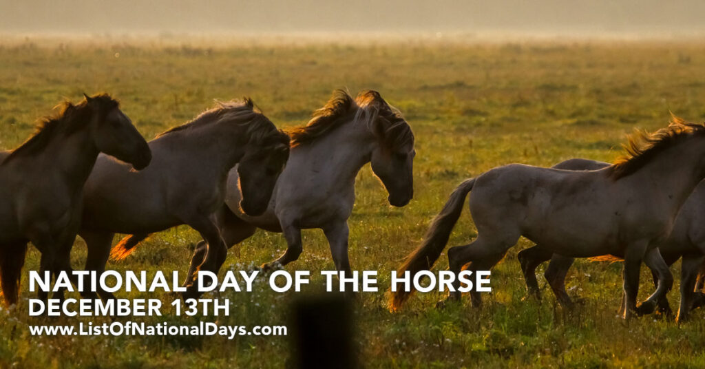 NATIONAL DAY OF THE HORSE