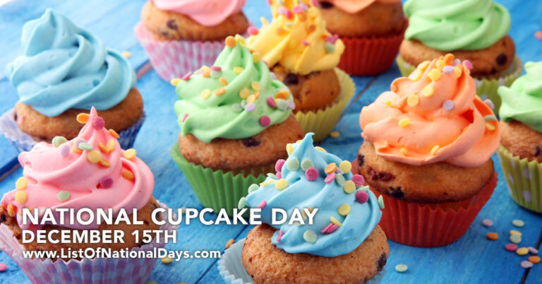 December 15th National Cupcake Day