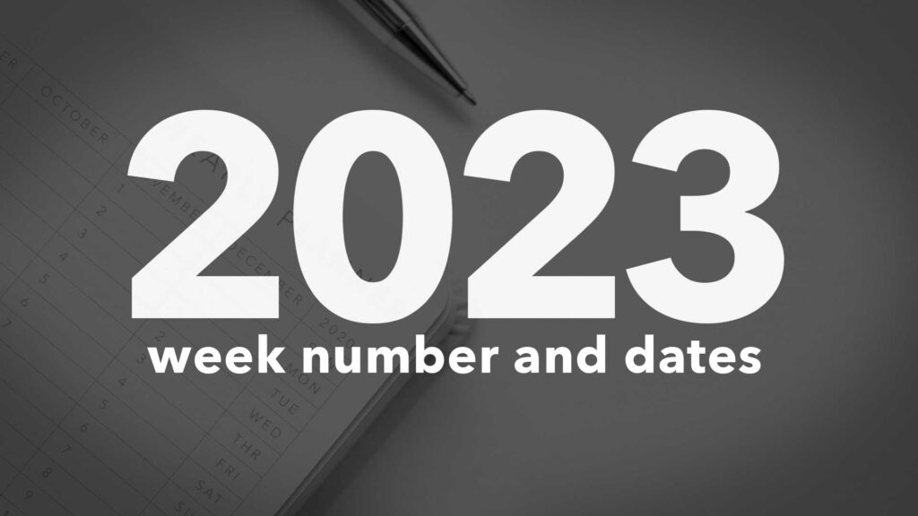 calendar 2023 with week numbers printable form templates and letter