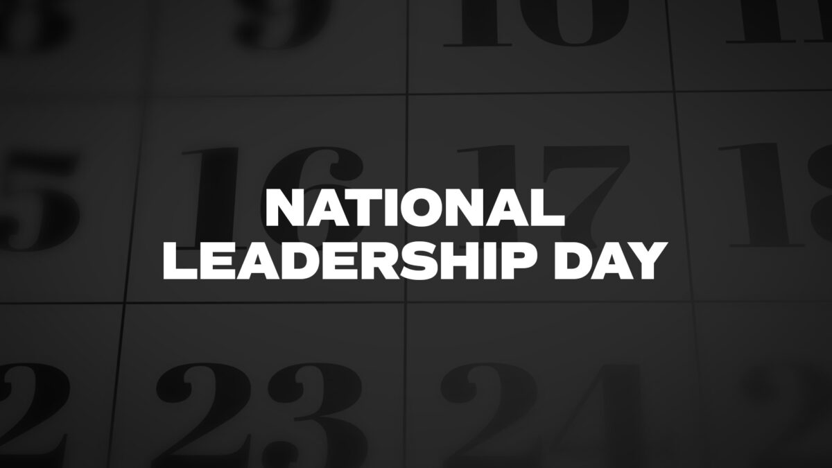 NATIONALLEADERSHIPDAY List Of National Days