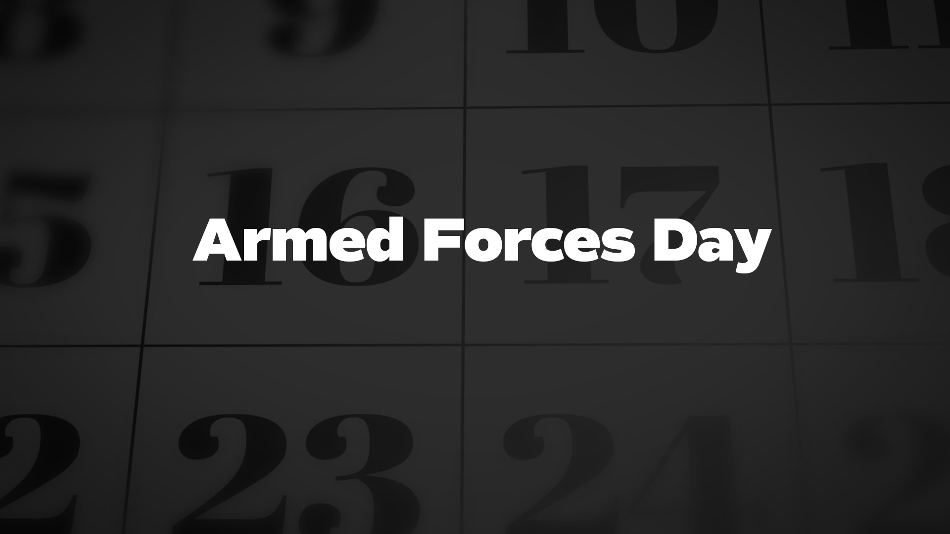 Armed Forces Day List Of National Days 0862