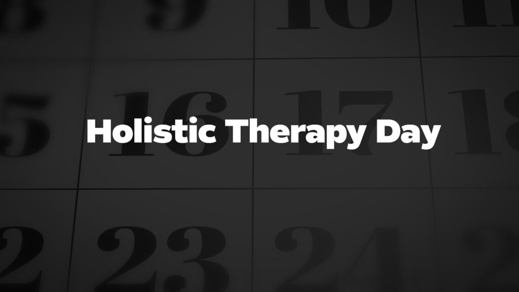 HolisticTherapyDay List Of National Days