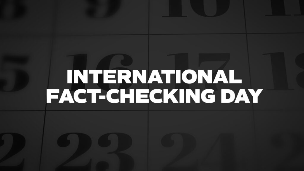 InternationalFactCheckingDay List Of National Days