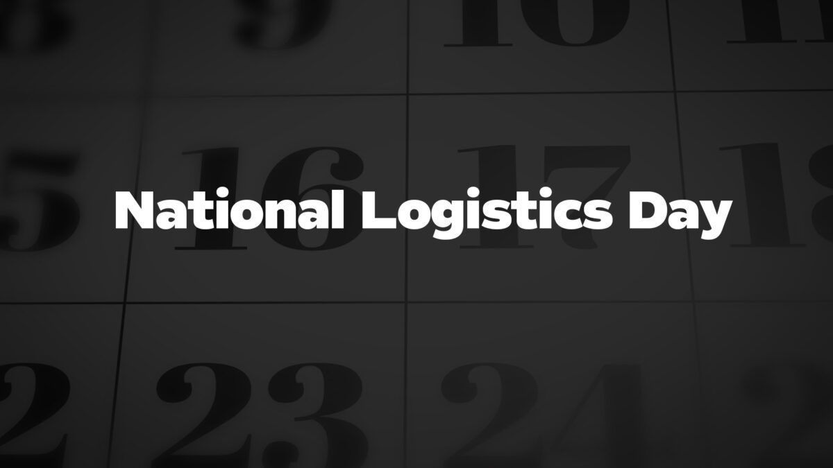 NationalLogisticsDay List Of National Days