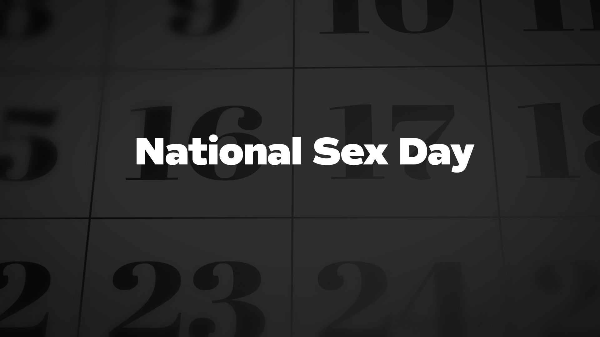 National Sex Day List Of National Days 4744