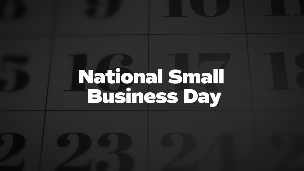 NationalSmallBusinessDay List Of National Days