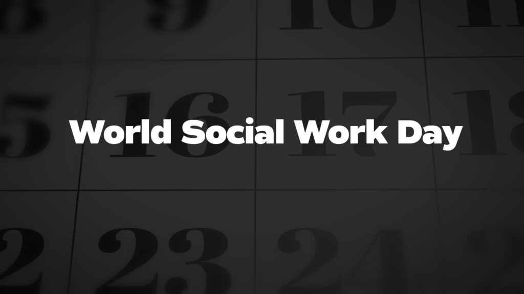 WorldSocialWorkDay List Of National Days