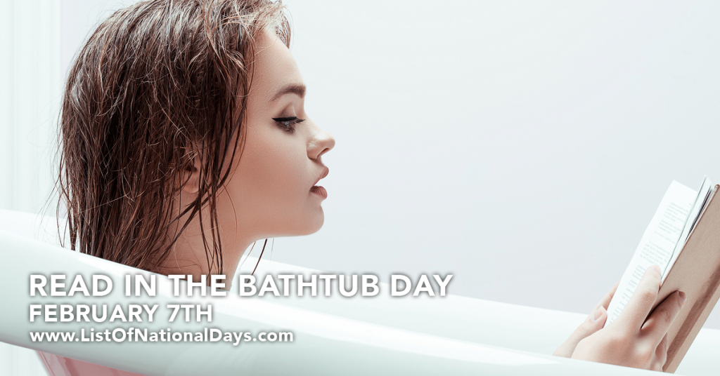 Read In The Bathtub Day - List of National Days