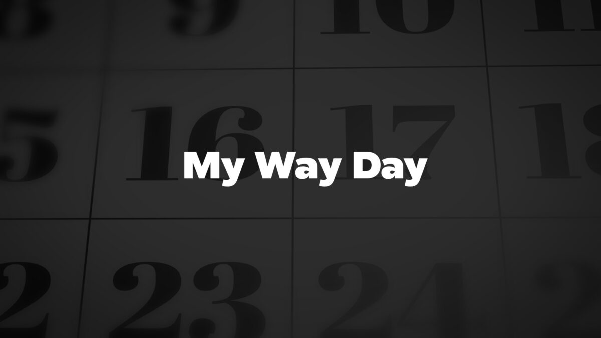 MyWayDay List Of National Days