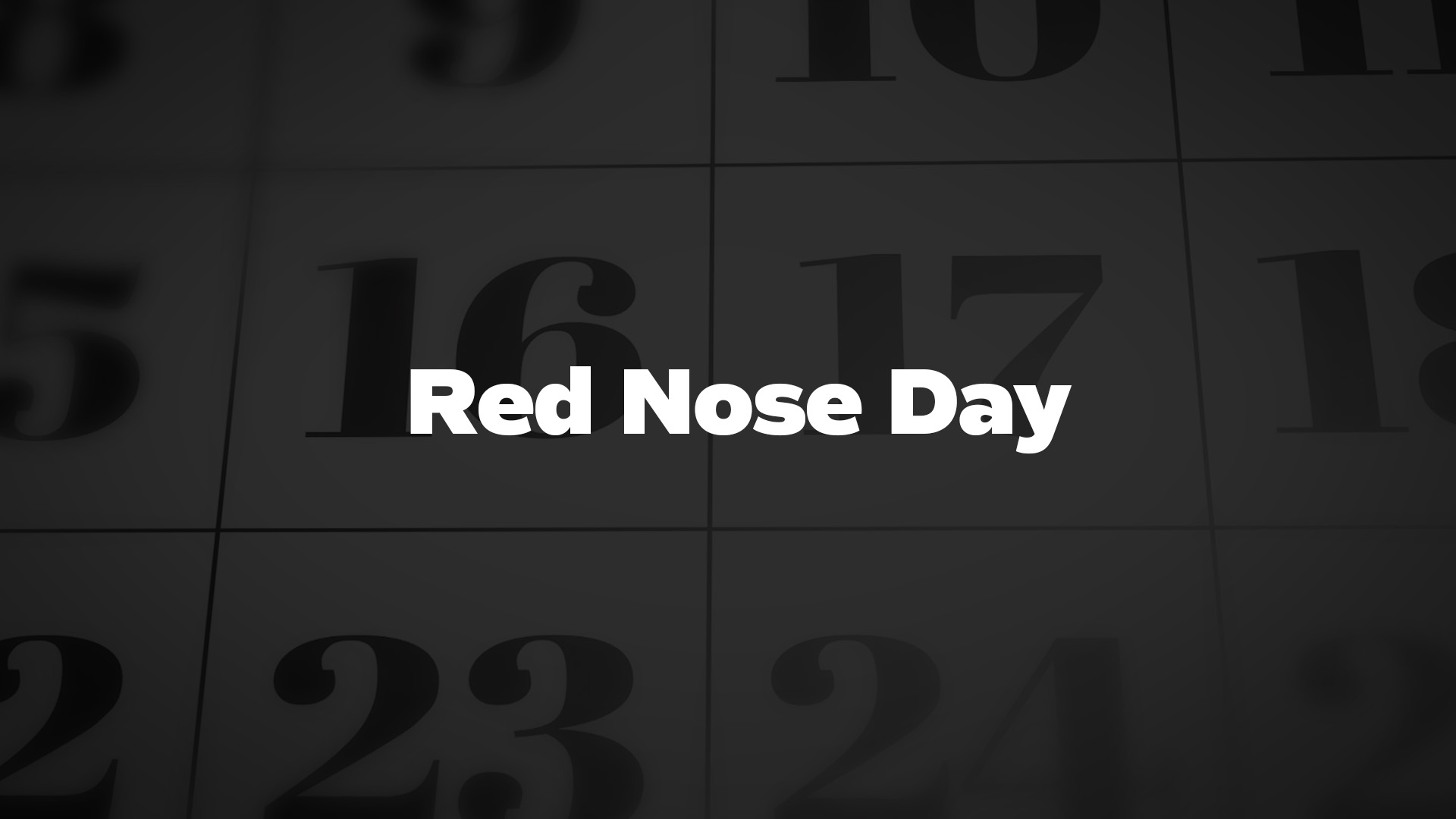 Title image for Red Nose Day